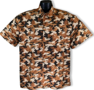 Camouflage Hawaiian Shirt